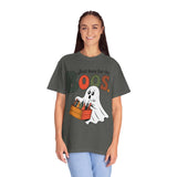 Funny Halloween Ghost Shirt, Where My Boos At Graphic Tee, Spooky Season Drinking Gift for Beer Lover, Fun Adult Costume Party Outfit