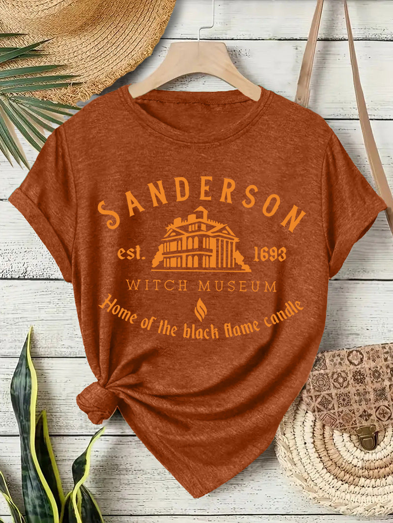 Short sleeved women's t-shirt Halloween