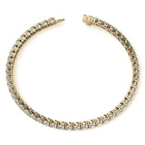 8.5 CTW Lab Grown Diamond Tennis Bracelet in 14kt White/Yellow Gold (G/VS) AGI Certified