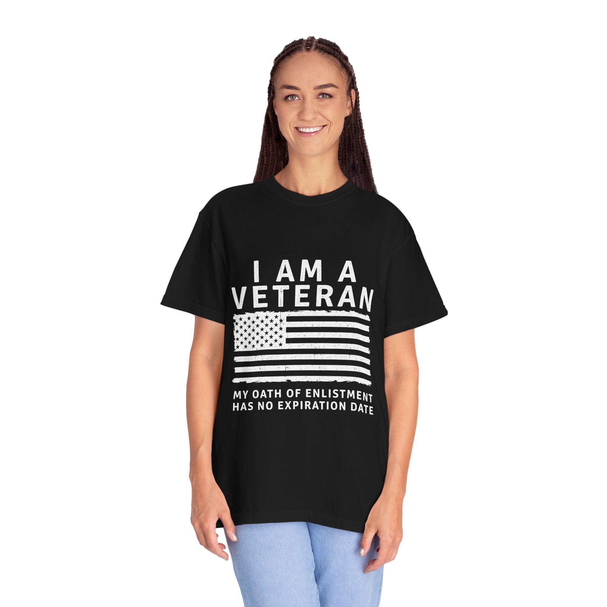 I Am a Veteran Shirt, My Oath Has No Expiration Date T-Shirt, Patriotic Military Gift, Veterans Day Tee for Retired Service Member