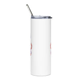 Floral Skinny Tumbler, Create Your Own Magic Cup, Butterfly and Moon Drinkware, Inspirational Gift for Her, Whimsical Flower Gift