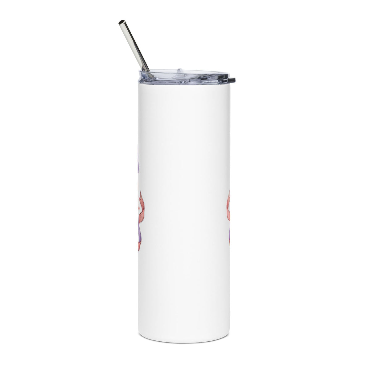 Floral Skinny Tumbler, Create Your Own Magic Cup, Butterfly and Moon Drinkware, Inspirational Gift for Her, Whimsical Flower Gift