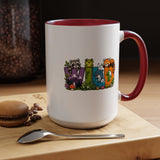 Wild Animal Mug, Colorful Nature Coffee Cup, Cute Wildlife Lover Gift for Kids, Zoo Teacher Classroom Drinkware, Birthday Present for Kids