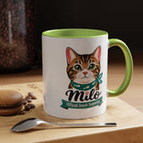 Personalized Cat Lover Mug, Custom Cat Name Coffee Cup, Official Snack Inspector Cat Mug, Funny Pet Parent Gift for Cat Owners