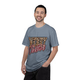Merry Christmas Leopard Print Shirt, Trendy Holiday T-Shirt, Cheetah Lettering Xmas Tee, Festive Gift for Women, Mom, Teacher or Friend