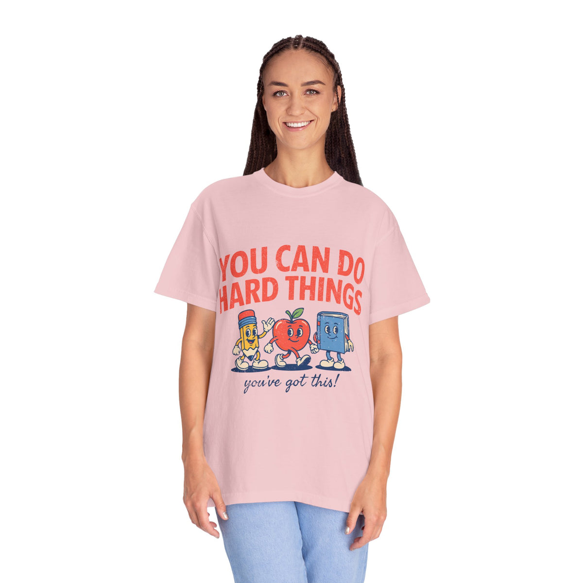 You Can Do Hard Things Teacher Shirt, Motivational Classroom Comfort Colors Tee, School Counselor Gift, Positive Educator Shirt
