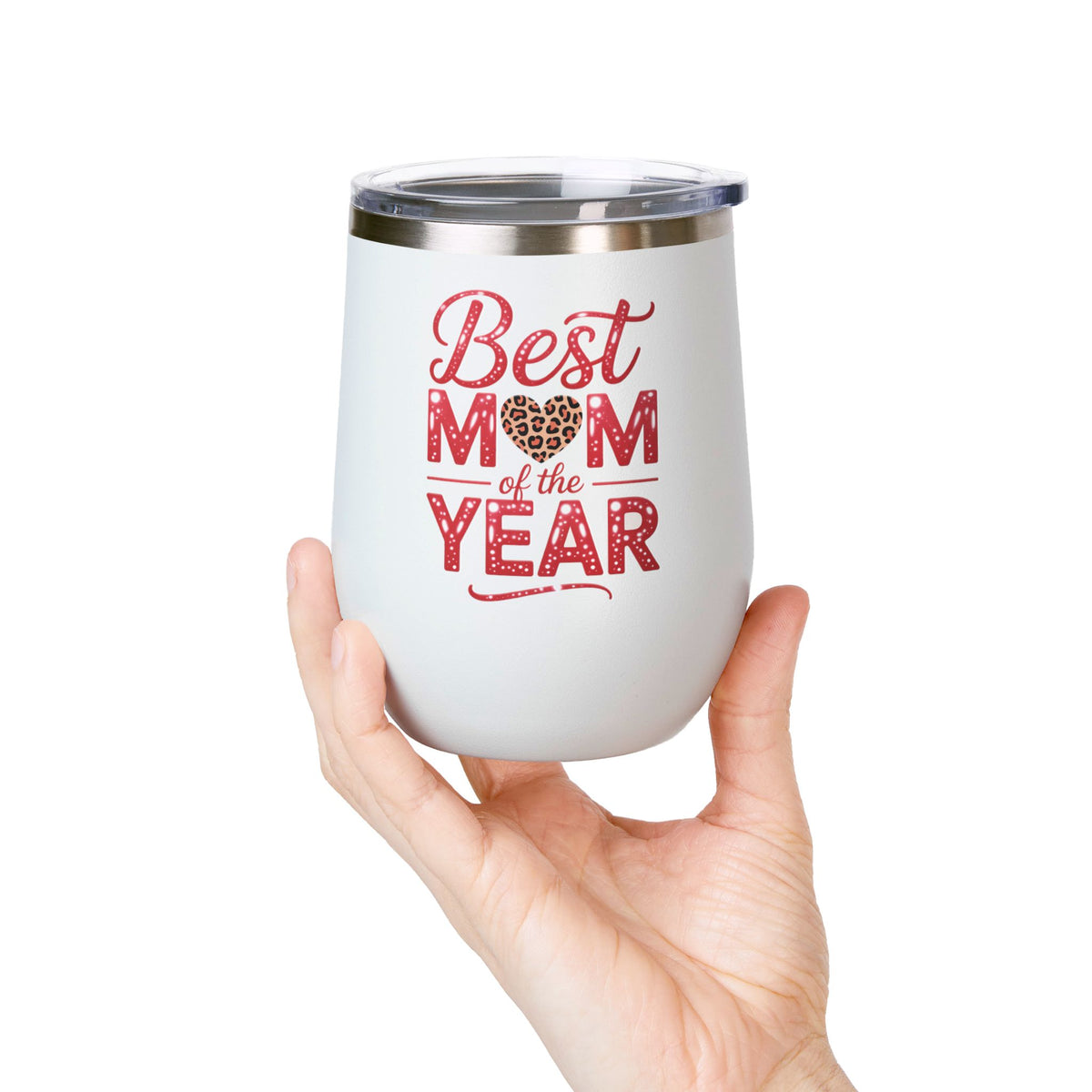 Best Mom Wine Tumbler, Mother's Day Gift for Mom, Funny Mom Drink Cup, Mom Appreciation Gift, Birthday Gift for Mom, Wine Lover Gift