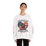 Memorial Day Sweatshirt, Patriotic Military Pullover, Remember and Honor American Flag Crewneck, Veteran Gift, Memorial Day Shirt