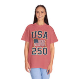 USA 250 Shirt, America 250th Anniversary T Shirt, Patriotic American Flag Tee, 1776 2026 Shirt, Fourth of July Gift, USA Birthday Tee