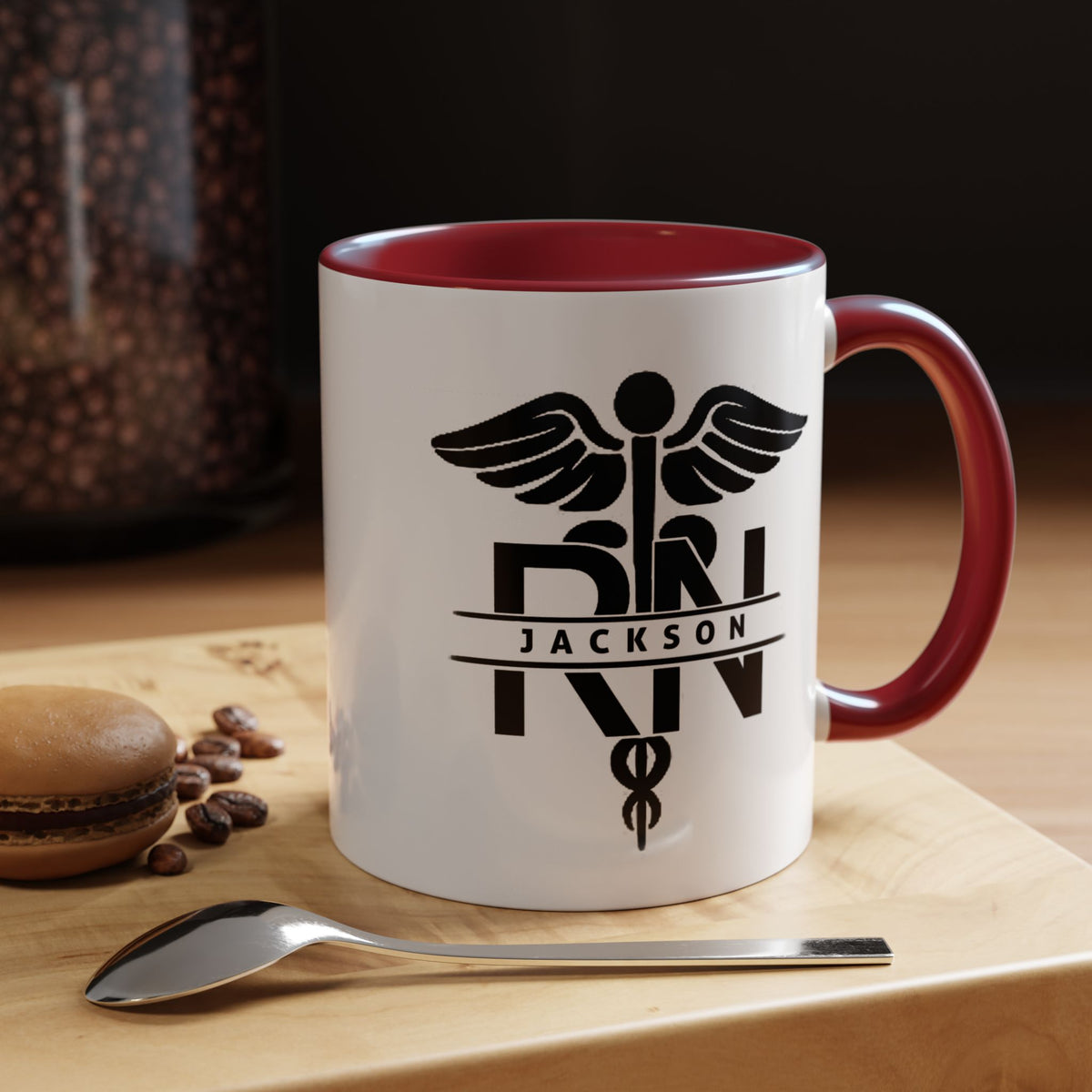 Personalized RN Mug, Custom Registered Nurse Coffee Mug, RN Name Gift, Nursing Graduation Gift, Nurse Appreciation Cup