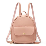 Fashion Women Shoulders Small Backpack Letter Purse Mobile Phone Simple Ladies Travel Bag Student School Backpacks