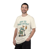 Funny Off To Take Vitals Comfort Colors Shirt, Duck Healthcare Worker Tee, Medical Humor Graphic T Shirt, Clinic Staff Gift