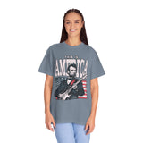 Abraham Lincoln Guitar Shirt, Funny This Is America Graphic, Gift for History Teachers and Music Lovers, Fourth of July Party Outfit