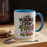 Funny Pickleball Team Mug, Our Pickleball Crew Coffee Mug, Pickleball Player Gift, Cute Sports Mug for Teammates and Friends