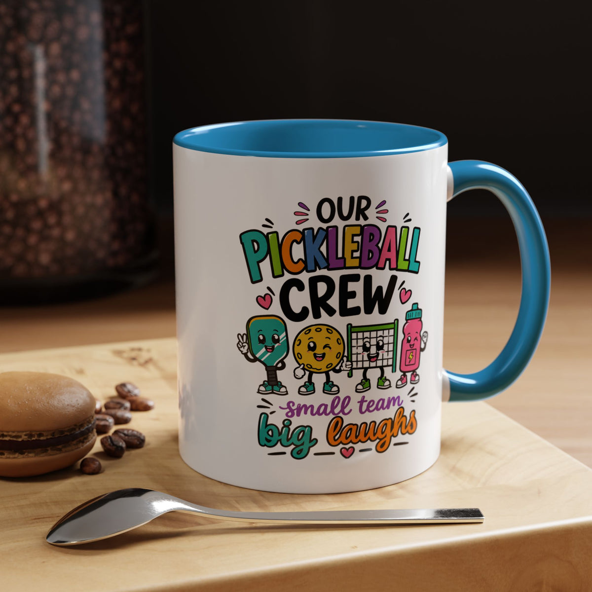 Funny Pickleball Team Mug, Our Pickleball Crew Coffee Mug, Pickleball Player Gift, Cute Sports Mug for Teammates and Friends
