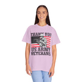 Thank You US Army Veterans Shirt, Patriotic Soldier T-Shirt, Military Appreciation Gift, American Flag Tee for Veterans Day or Retirement