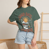 Positive Sunshine Comfort Colors Shirt, Good Days Sunshine Graphic Tee, Retro Desert Nature Shirt, Boho Summer Aesthetic Tee