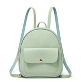 Fashion Women Shoulders Small Backpack Letter Purse Mobile Phone Simple Ladies Travel Bag Student School Backpacks