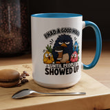 Funny Introvert Bird Coffee Mug, Grumpy Bird Coffee Mug, I Had a Good Mood Until People Showed Up Mug, Coworker Gift, Office Humor Mug