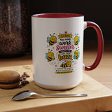 Personalized Coworker Farewell Mug with Name, You Made Work Sweeter Coffee Cup, Leaving Gift from Team, New Job Bee Office Keepsake