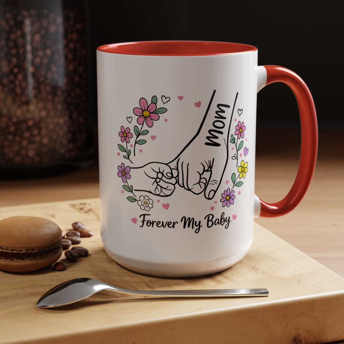 Forever My Baby Mug, Mother Daughter Gift, Son Gift From Mom, Pinky Promise Coffee Mug, Family Love Cup, Sentimental Gift