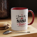 Soon to Be Nana Mug, Pregnancy Announcement Coffee Cup, New Grandma Gift from Daughter, Baby Reveal Keepsake for Mothers Day or Birthday