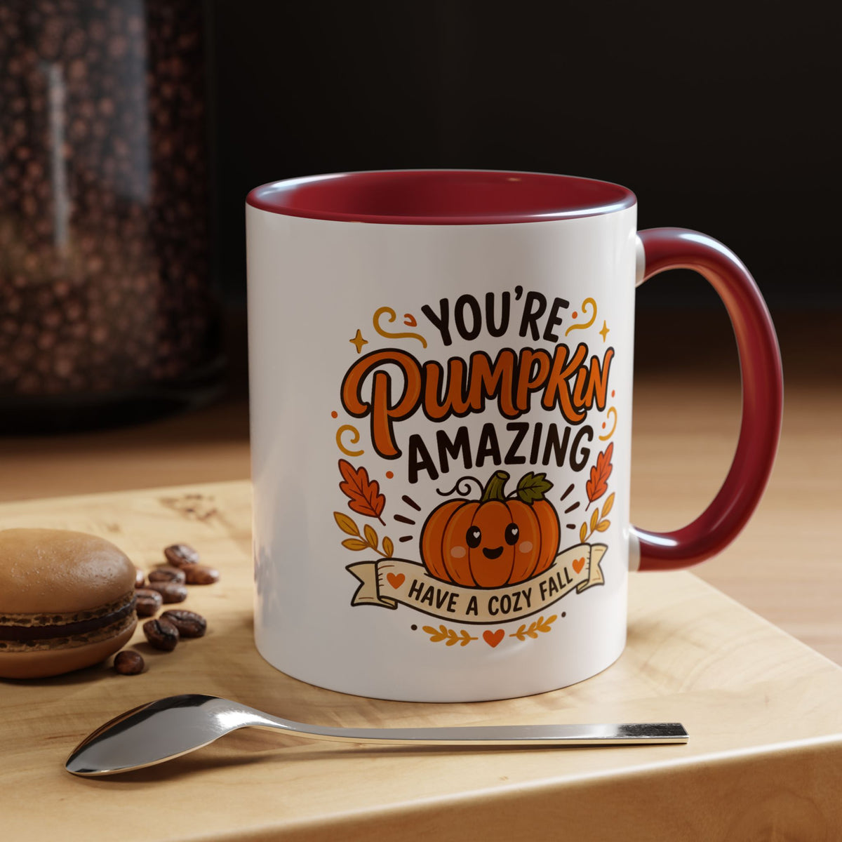 Youre Pumpkin Amazing Mug, Cute Fall Appreciation Coffee Cup, Cozy Autumn Gift for Friend, Teacher, Coworker or Pumpkin Lover