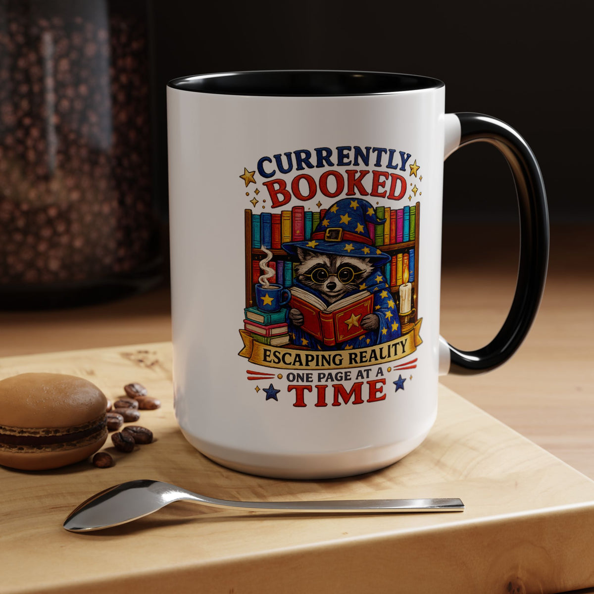 Currently Booked Reading Mug, Book Lover Coffee Mug, Funny Bookworm Gift, Reader Mug for Book Lovers, Cozy Literary Cup