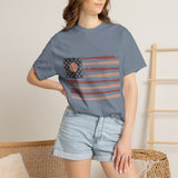 Game Day Patriotic Shirt Comfort Colors, USA Baseball Flag Graphic Tee, Fourth of July Gift for Sports Fan, American Vintage Top