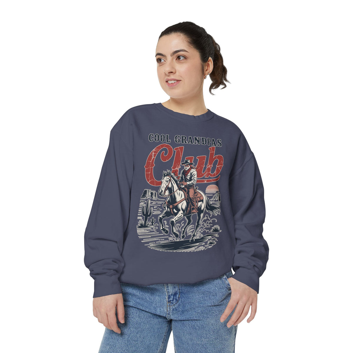 Cool Grandpas Club Sweatshirt, Funny Grandpa Crewneck, Grandpa Gift from Grandkids, Cozy Grandfather Sweatshirt, Papa Apparel