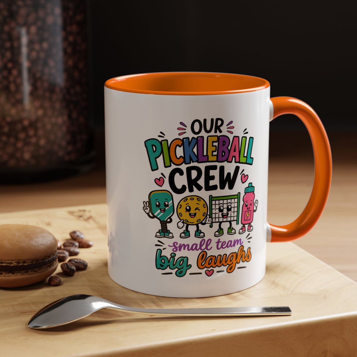 Funny Pickleball Team Mug, Our Pickleball Crew Coffee Mug, Pickleball Player Gift, Cute Sports Mug for Teammates and Friends
