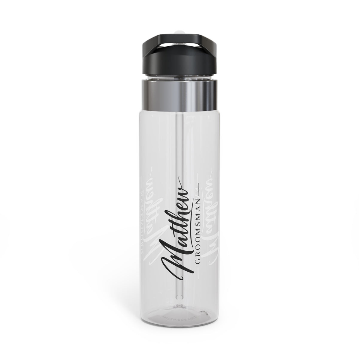 Custom Groomsman Water Bottle, Personalized Name Drink Bottle, Wedding Party Gift, Gift for Him, Reusable Sports Bottle, Birthday Present