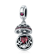 European And American Popular S925 Sterling Silver Pendant Love Surprise Necklace Pendant Accessories SCC689-A