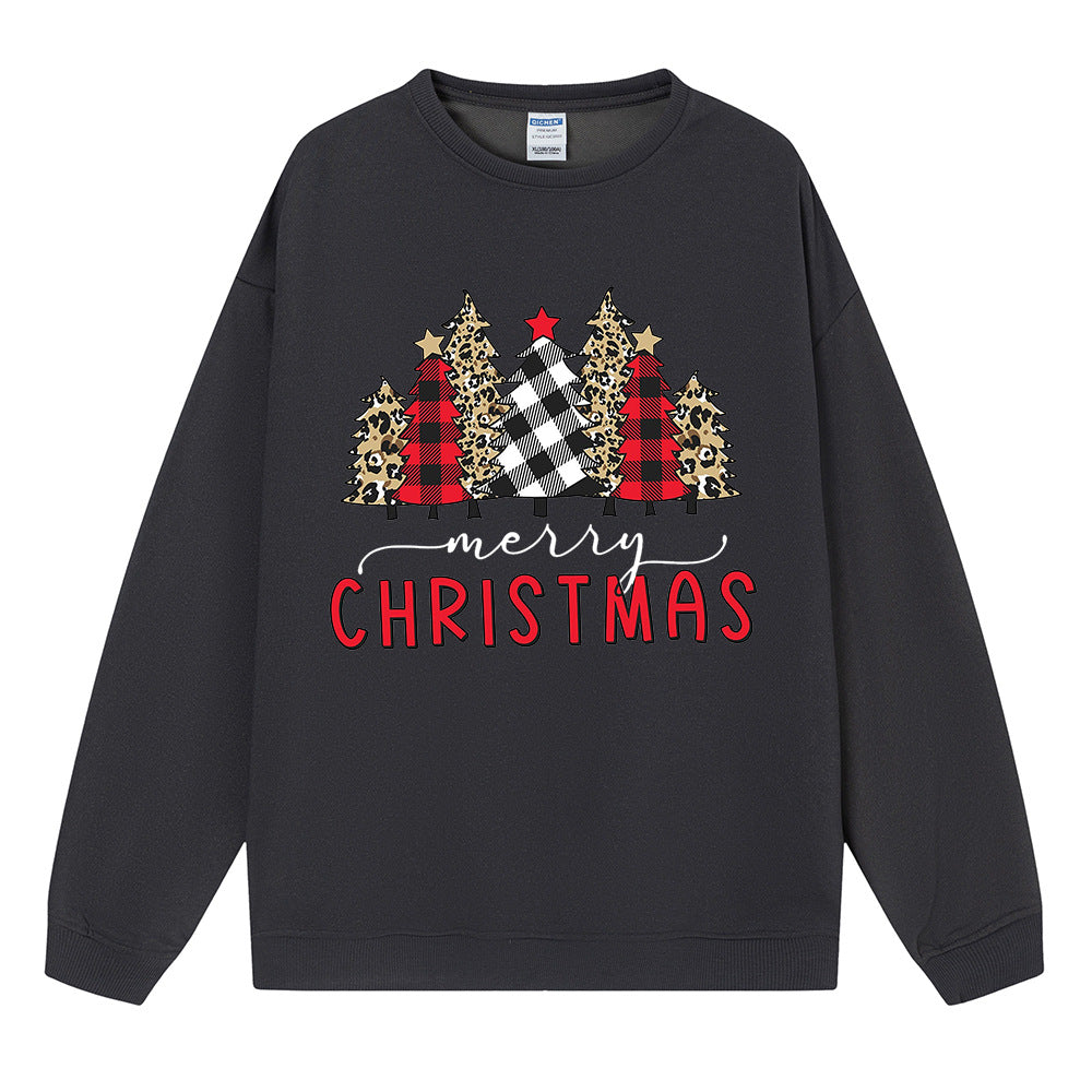 Christmas sweatshirt Christmas ladies loose fitting pullover