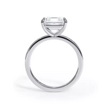 AGI Certified 3 CTW Lab Grown Diamond Solitaire Engagement Ring – G-VS Clarity, 14K White Gold