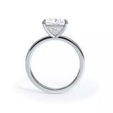 2.00 CTW AGI Certified Lab Grown Diamond Solitaire Engagement Ring – G-VS Clarity, 14K White Gold