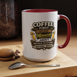 Coffee First Mimosa Later Mug, Funny Brunch Coffee Mug, Mimosa Lover Gift, Weekend Coffee Cup, Funny Drinking Humor Mug