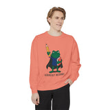 Academically Unstoppable Frog Sweatshirt, Funny Teacher Shirt, Book Lover Gift for Educator, Back to School Outfit, Classroom Crewneck