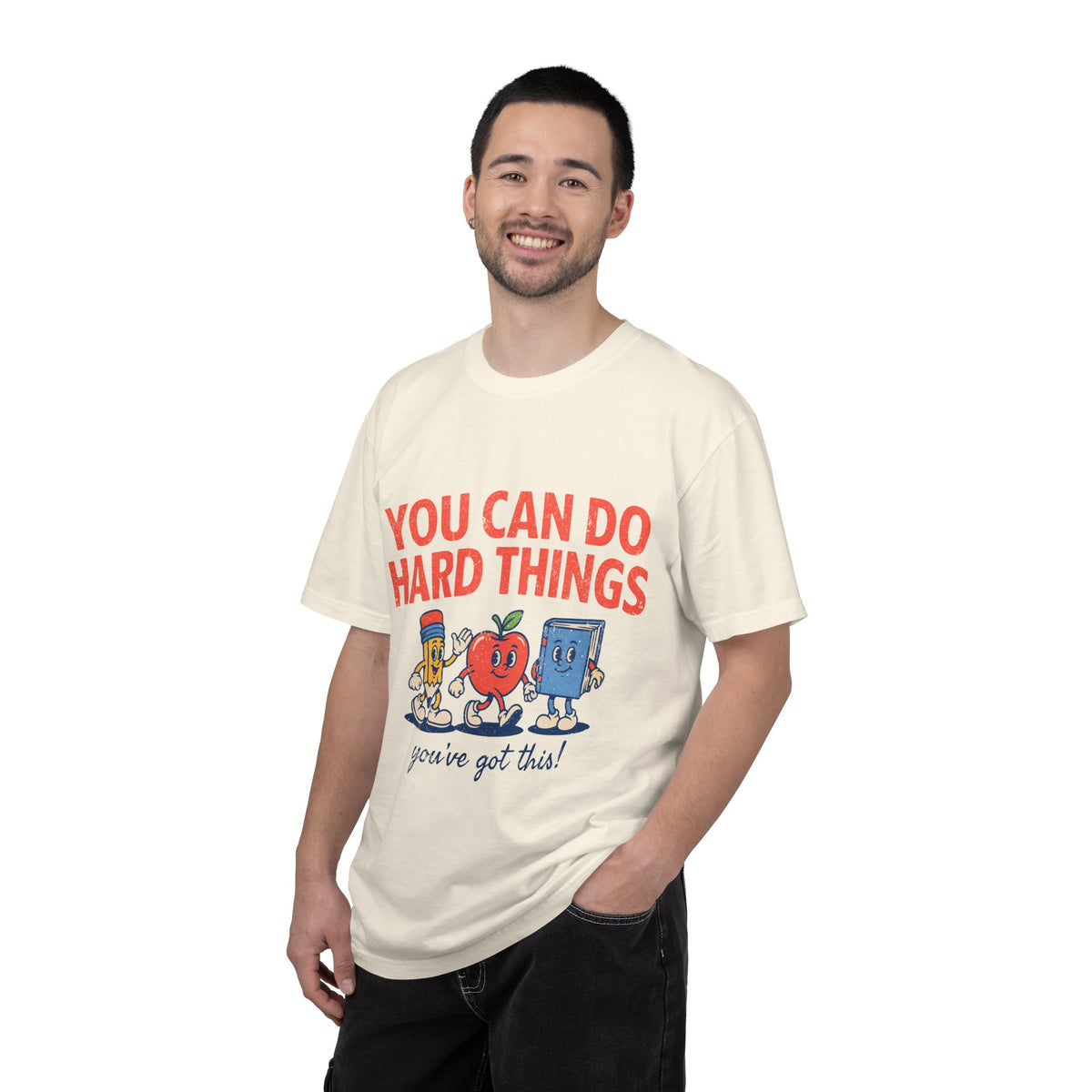 You Can Do Hard Things Teacher Shirt, Motivational Classroom Comfort Colors Tee, School Counselor Gift, Positive Educator Shirt