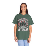 Freedom Isn't Free Veteran Shirt, Military Veteran T Shirt, U.S. Veterans Patriotic Tee, American Flag Military Gift, Veteran Pride Shirt