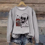 Printed pullover sweatshirt sweatshirt