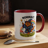 Funny Wizard Cat Mug, Normal That's For Mortals Coffee Mug, Magical Cat Lover Gift, Fantasy Wizard Kitty Mug for Book Lovers