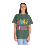 First Day of School T-Shirt, Colorful School Supplies Graphic Tee, Cute Teacher Outfit, Student Back to Class Gift, Classroom Shirt