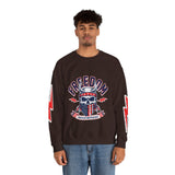 Freedom American Independence Sweatshirt, Patriotic Skull Crewneck, USA Flag Pullover, Fourth of July Outfit, Americana Gift for Him