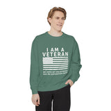 I Am a Veteran Sweatshirt, My Oath Has No Expiration Date Crewneck, Patriotic Military Gift, Veterans Day Pullover for Retired Soldier