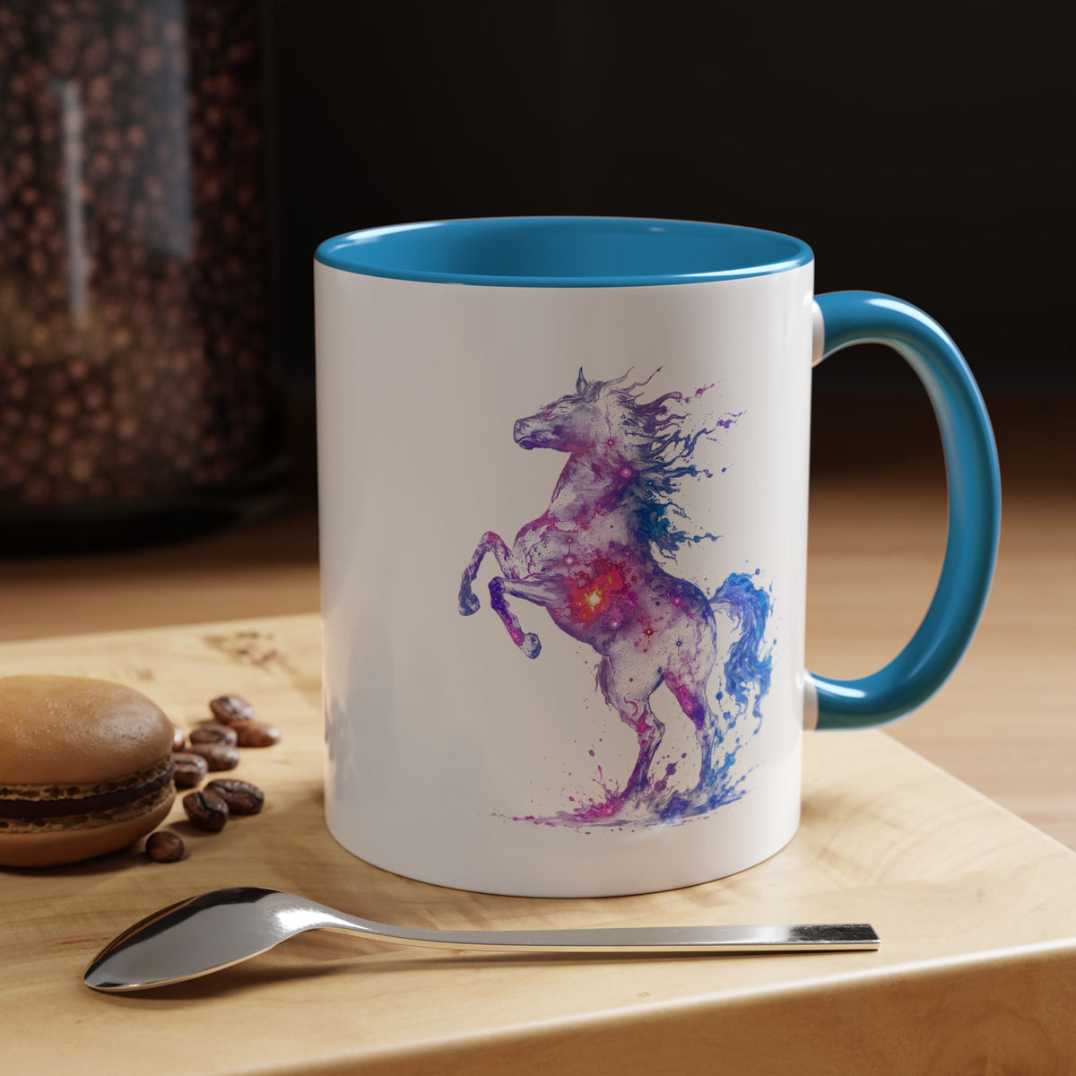 Galaxy Horse Mug, Cosmic Horse Coffee Mug, Horse Lover Gift, Celestial Horse Cup, Equestrian Mug, Fantasy Horse Art, Horse Mom Gift