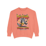 Funny Dad Band Comfort Colors Sweatshirt, Raccoon Rock Band Crewneck, World Tour Ends at 9 PM Sweatshirt, Father's Day Gift