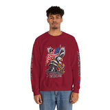 Freedom Is Not Free Sweatshirt, Patriotic Eagle Pullover, American Flag Military Style, Veterans Gift, USA Pride, Americana Clothing