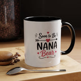 Soon to Be Nana Mug, Pregnancy Announcement Coffee Cup, New Grandma Gift from Daughter, Baby Reveal Keepsake for Mothers Day or Birthday
