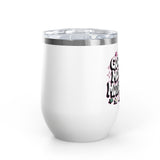 Funny Wine Tumbler, Good Morning Motherfuckers Cup, Sarcastic Gift for Her, Coffee Lover Gift, Colorful Floral Drinkware, Birthday Gift
